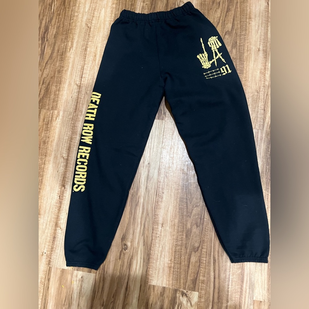 Death Row Records Kids Black Joggers